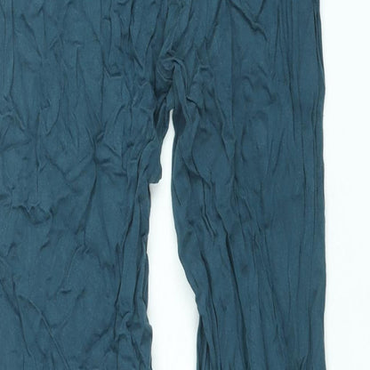 Womens UK Size 8 Oliver Bonas Regular Fit  Blue Trousers