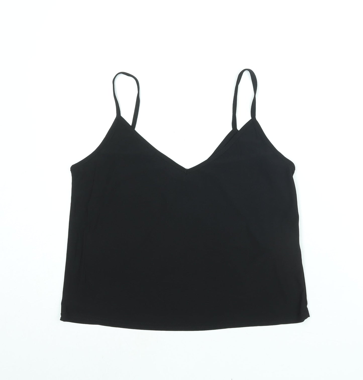 Womens UK Size 14 New Look Black Camisole Blouse