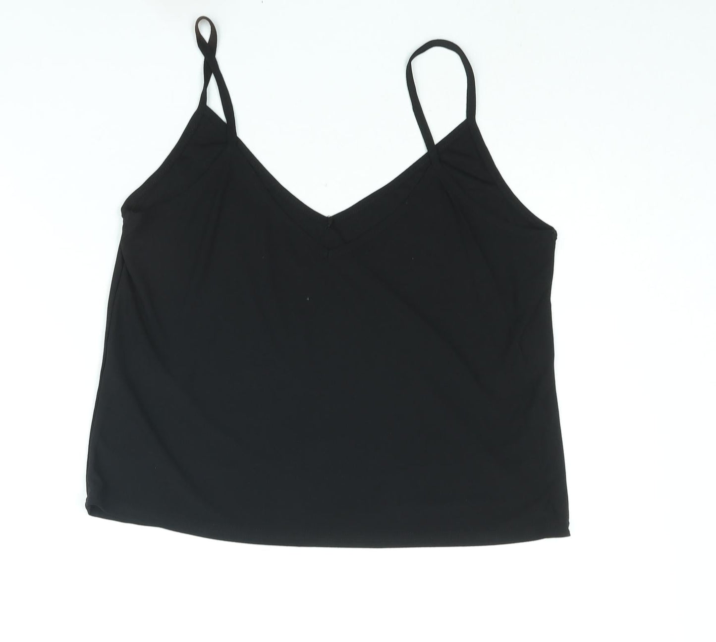 Womens UK Size 14 New Look Black Camisole Blouse