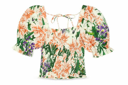 Womens UK Size M H&M Multicoloured Basic Blouse