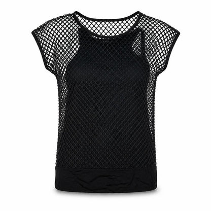 Melrose Womens Black Viscose Basic Blouse Size 14 Round Neck