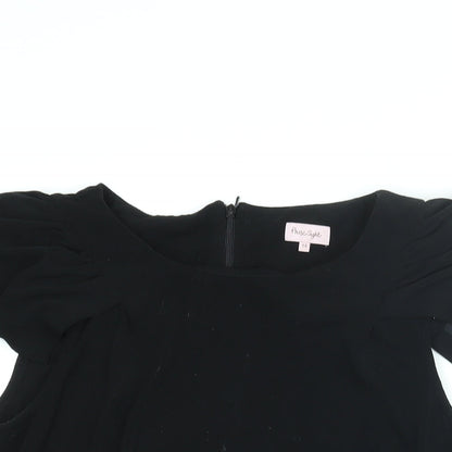 Womens UK Size 14 Phase Eight Black Basic Blouse