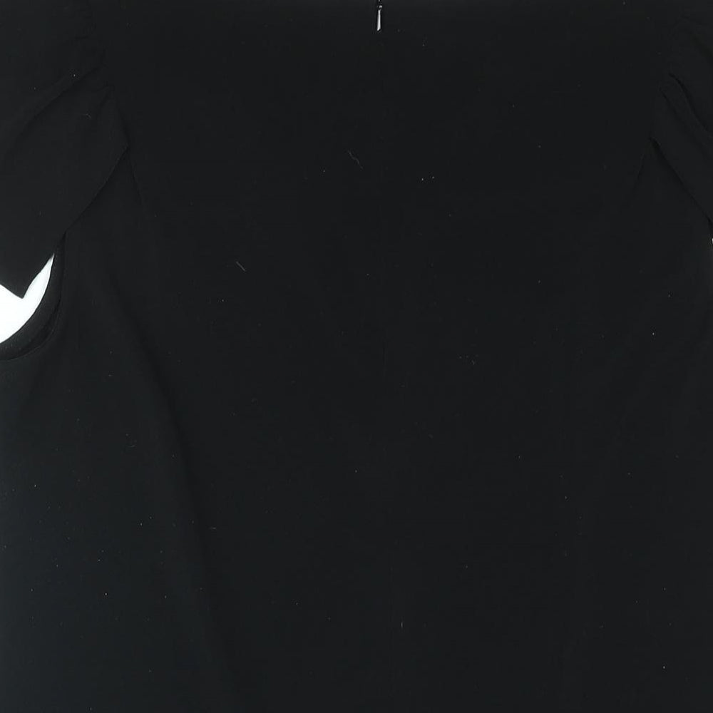 Womens UK Size 14 Phase Eight Black Basic Blouse