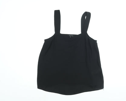 Womens UK Size 10 New Look Black Camisole Blouse