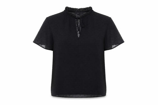 Womens UK Size 6 New Look Black Basic Blouse