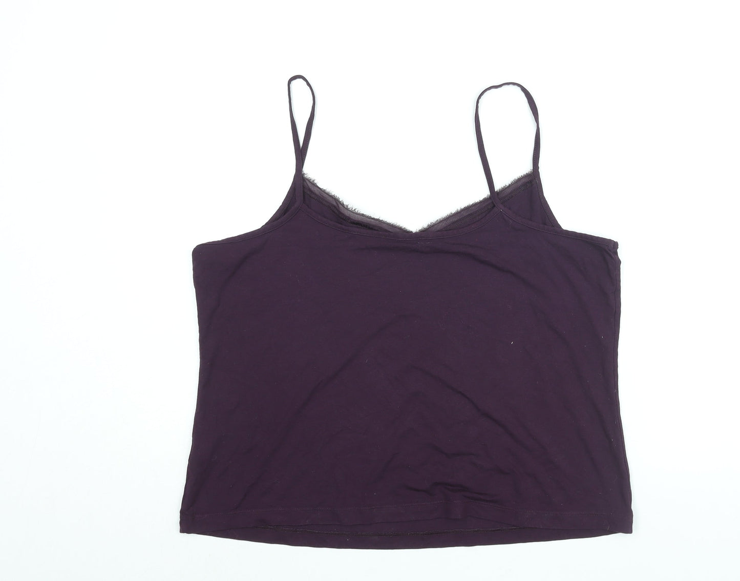 Womens UK Size 20 Marks and Spencer Purple Basic Tank
