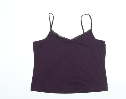 Womens UK Size 20 Marks and Spencer Purple Basic Tank