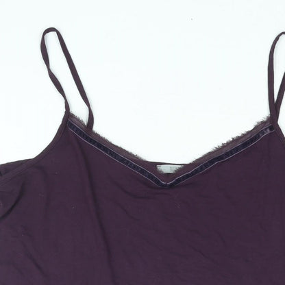 Womens UK Size 20 Marks and Spencer Purple Basic Tank