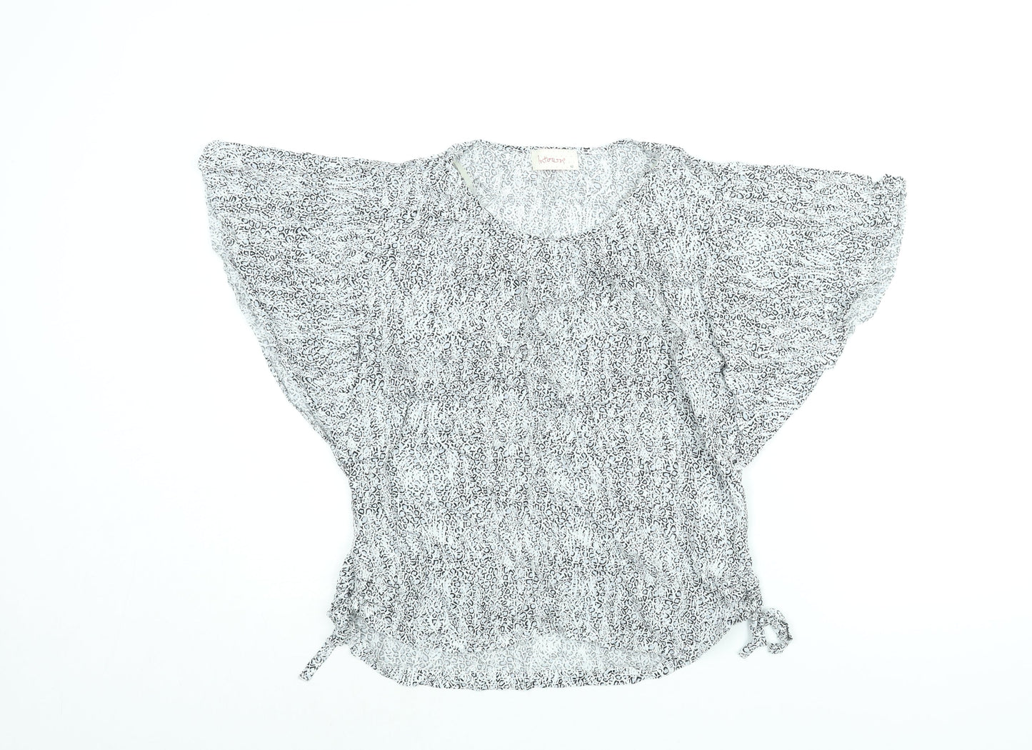 Womens UK Size 14 Intown Grey Basic Blouse