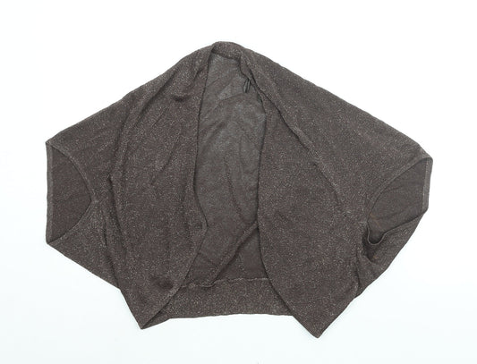 Womens UK Size S Principles Brown Shrug Jumper