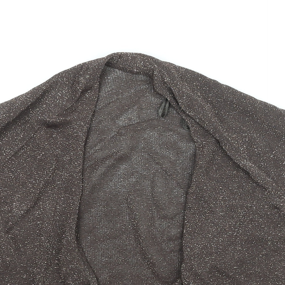Womens UK Size S Principles Brown Shrug Jumper