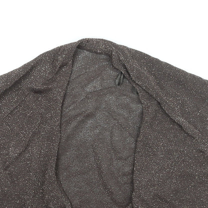 Womens UK Size S Principles Brown Shrug Jumper
