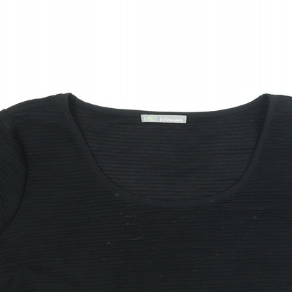 Womens UK Size 18 Marks and Spencer Black Basic Blouse