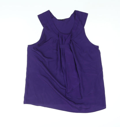 Womens UK Size 14 Marks and Spencer Purple Camisole Blouse