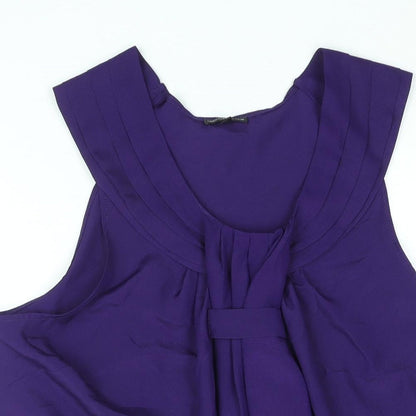Womens UK Size 14 Marks and Spencer Purple Camisole Blouse