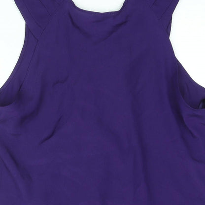 Womens UK Size 14 Marks and Spencer Purple Camisole Blouse