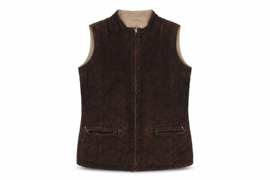 Womens UK Size 12 DASH Brown Gilet