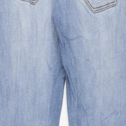 A.BRAND Mens Blue Cotton Skinny Jeans Size 36 in L32 in Regular Zip