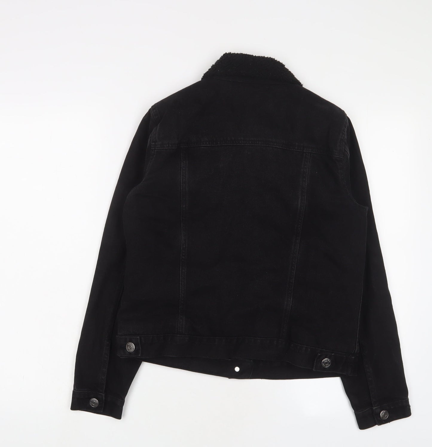 Papaya Womens Black Jacket Size 10 Button