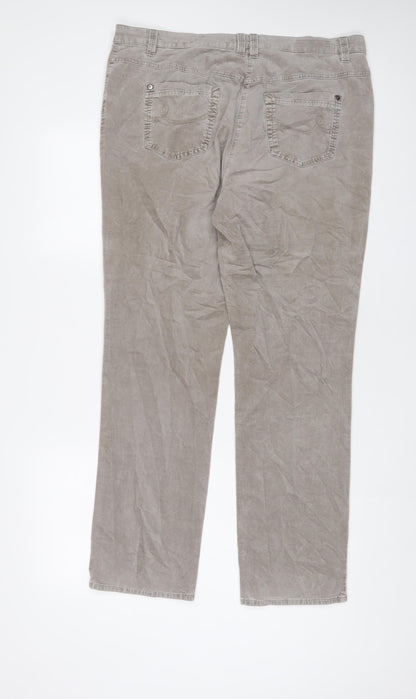 Womens UK Size 36 Gerry Weber Regular Fit  Grey Trousers