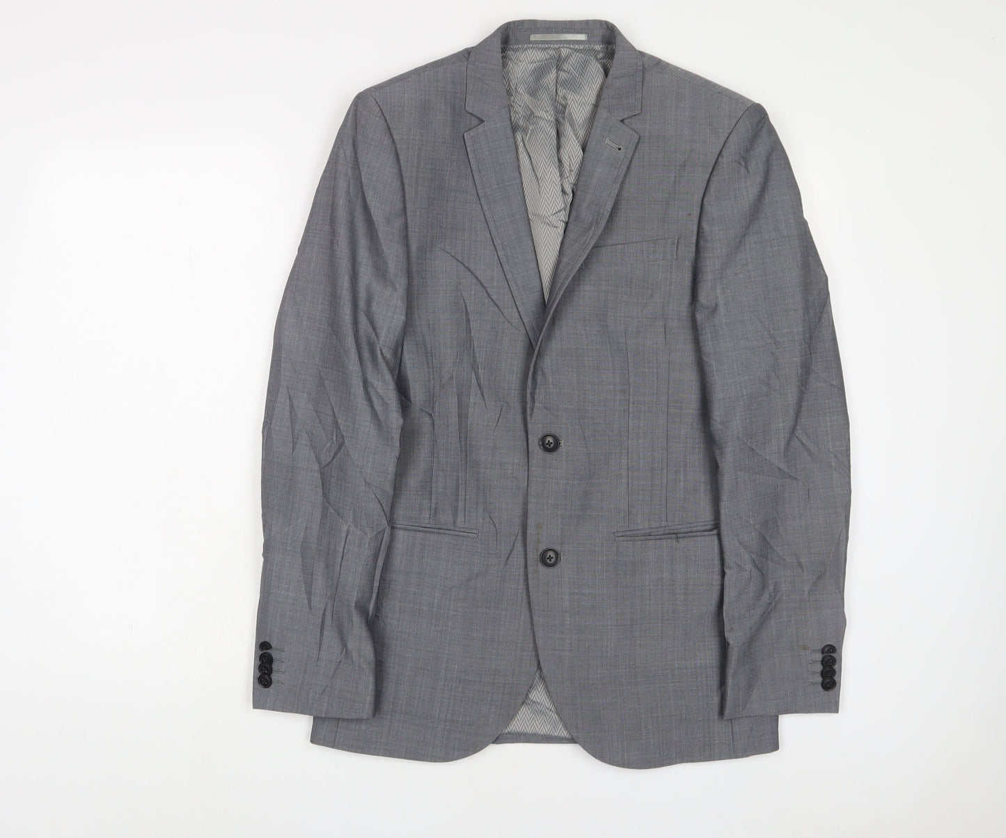 Mens UK Size 36 NEXT Regular Grey Suit Jacket