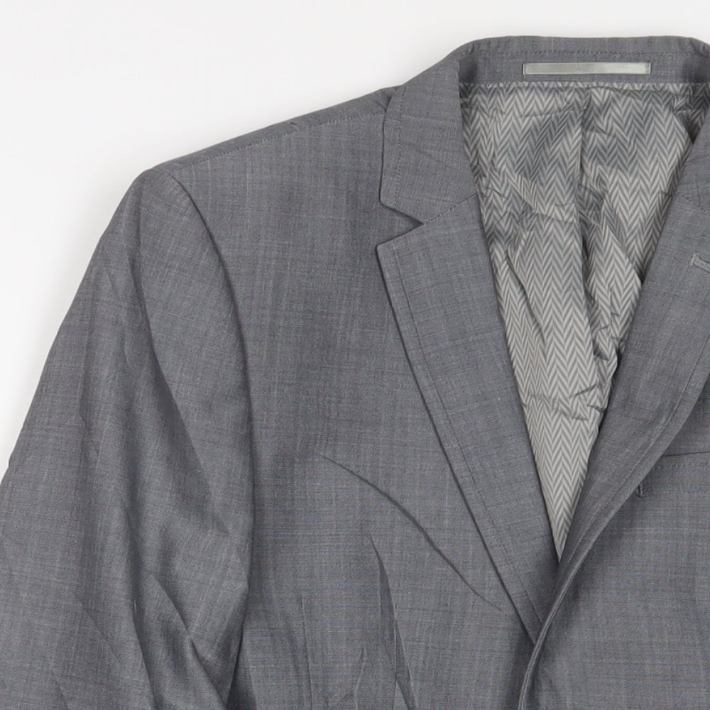 Mens UK Size 36 NEXT Regular Grey Suit Jacket