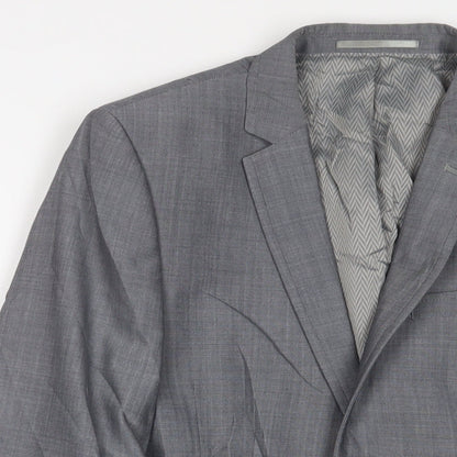 Mens UK Size 36 NEXT Regular Grey Suit Jacket