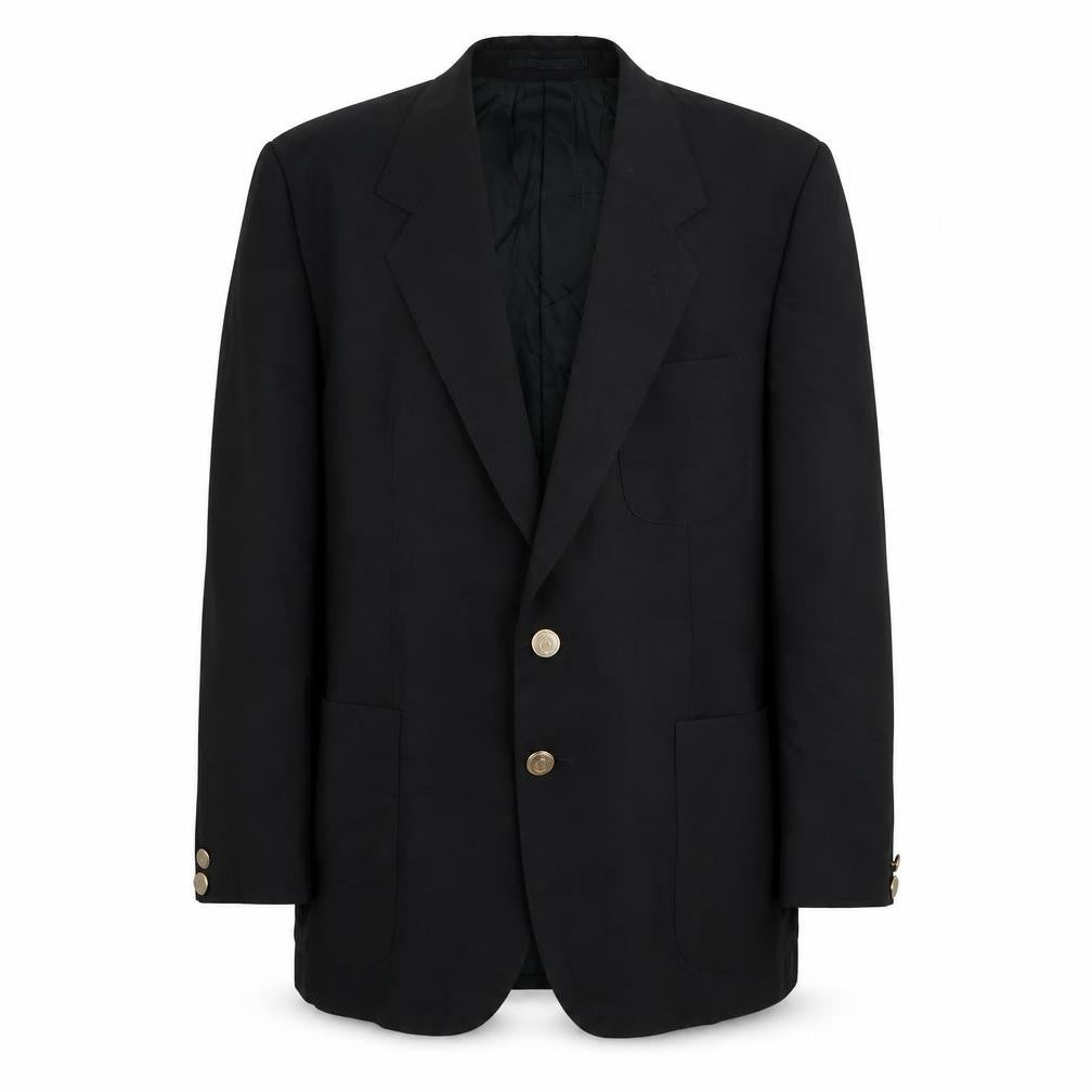 Mens UK Size 40 VARTEKS Regular Black Suit Jacket