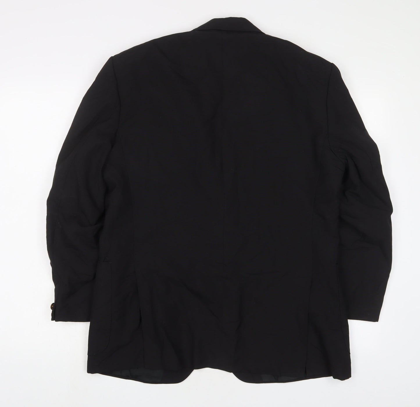 Mens UK Size 40 VARTEKS Regular Black Suit Jacket