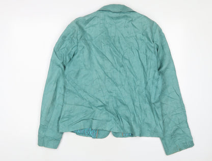 Womens UK Size 16 Per Una Blue Jacket
