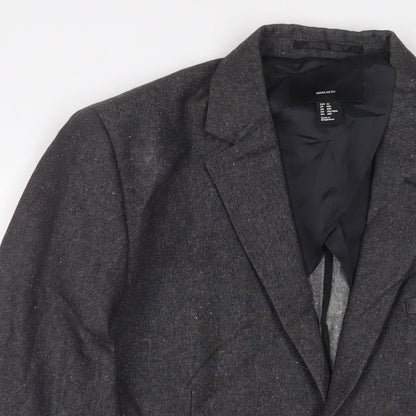 Mens UK Size 40 H&M Regular Grey Suit Jacket