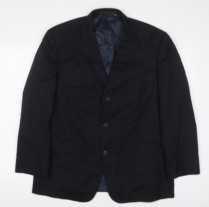 Mens UK Size 40 Marks and Spencer Regular Black Suit Jacket