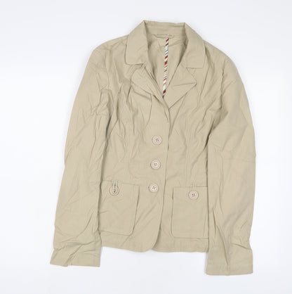 Womens UK Size 12 NEXT Beige Jacket