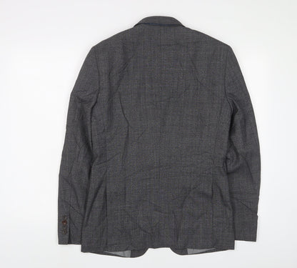 Mens UK Size 36 Burton Regular Grey Suit Jacket
