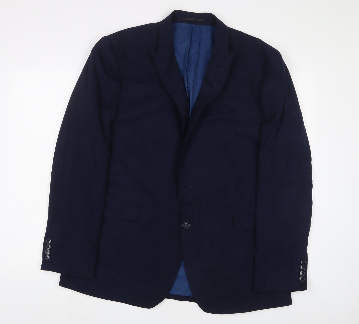 Mens UK Size 46 OneSixFive Regular Blue Suit Jacket