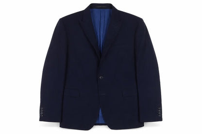 ONESIX5IVE Mens Blue Polyester Jacket Suit Jacket Size 46 Regular