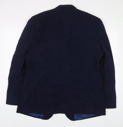 Mens UK Size 46 OneSixFive Regular Blue Suit Jacket