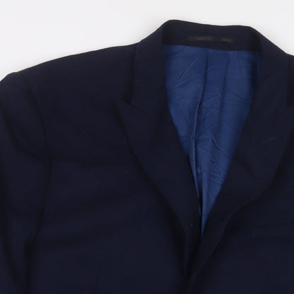 Mens UK Size 46 OneSixFive Regular Blue Suit Jacket