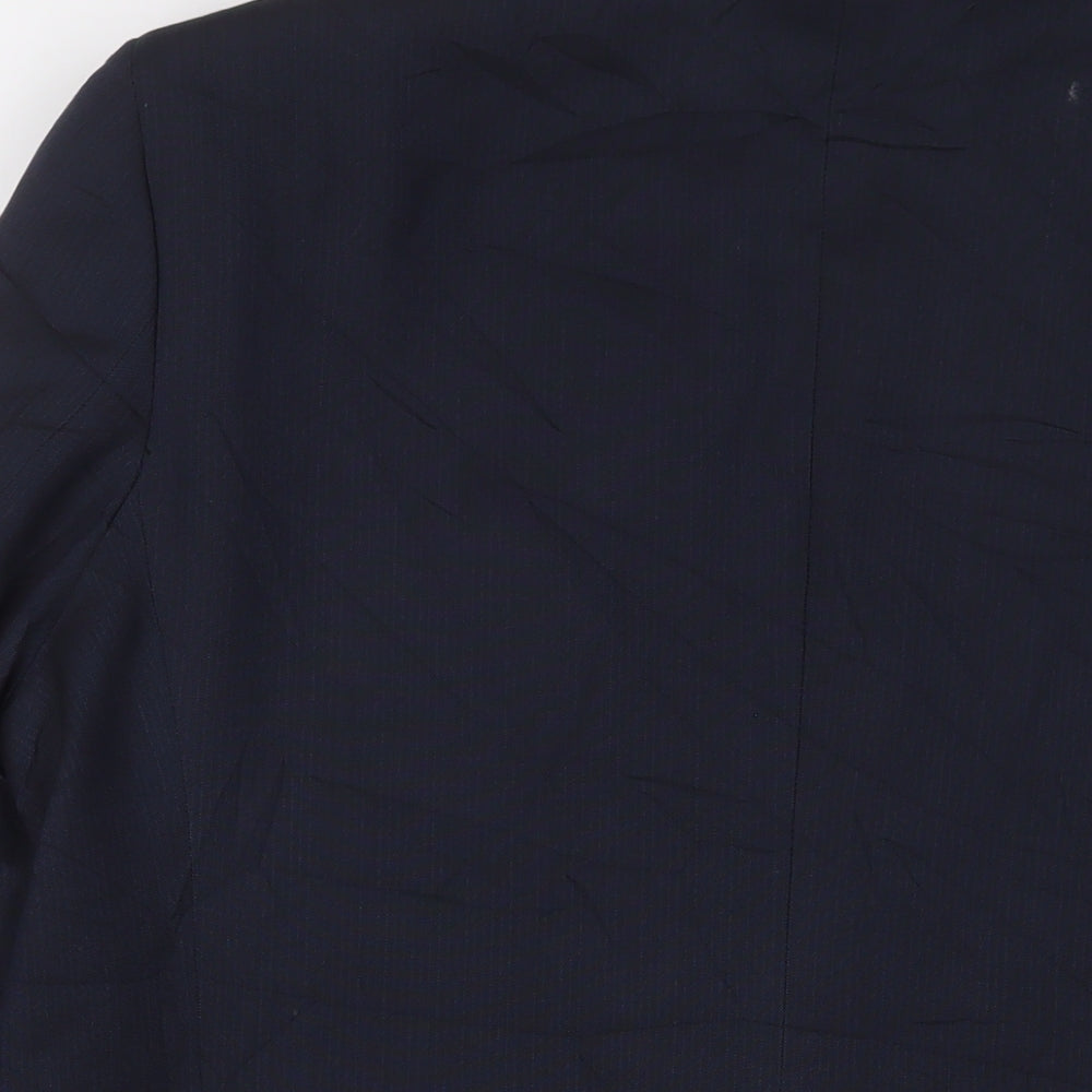 Mens UK Size 46 Marks and Spencer Regular Blue Suit Jacket