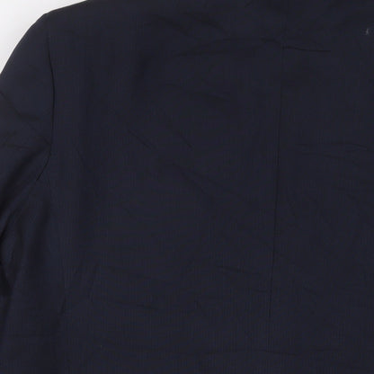 Mens UK Size 46 Marks and Spencer Regular Blue Suit Jacket