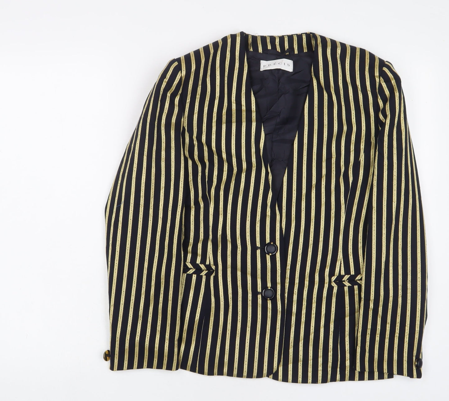 Womens UK Size 8 Precis Black Jacket
