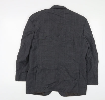 Chatleys Mens Grey Wool Jacket Suit Jacket Size 40 Regular