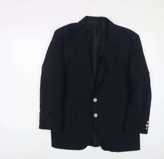 Mens UK Size 40 VARTEKS Regular Blue Suit Jacket
