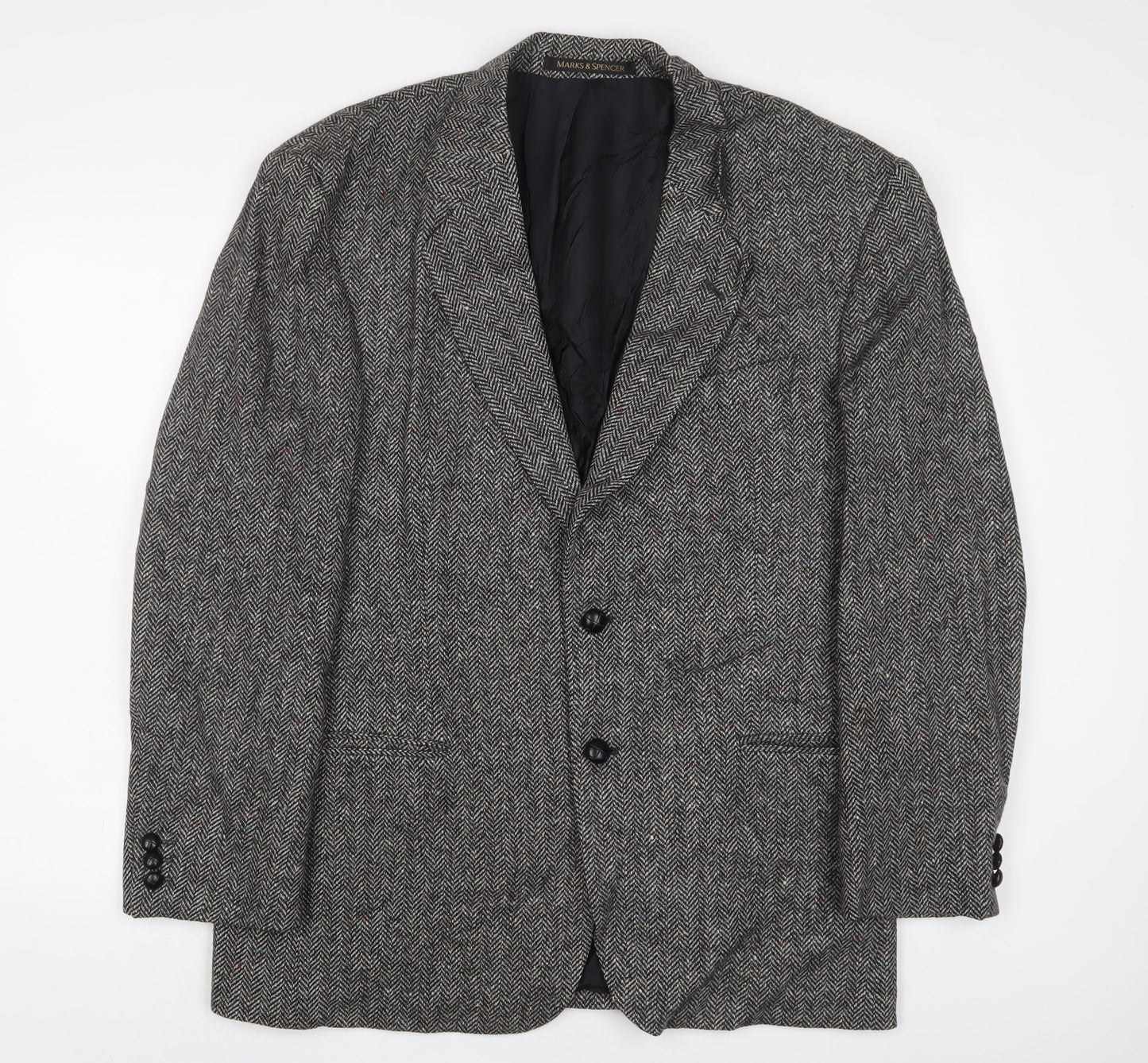 Mens UK Size 42 Marks and Spencer Regular Grey Suit Jacket
