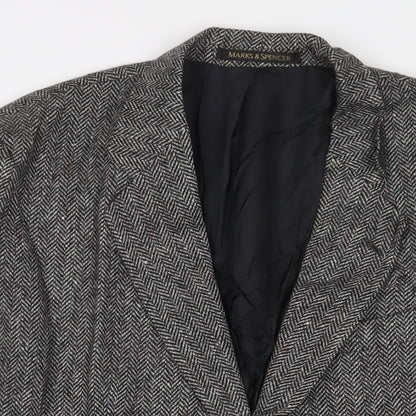 Mens UK Size 42 Marks and Spencer Regular Grey Suit Jacket