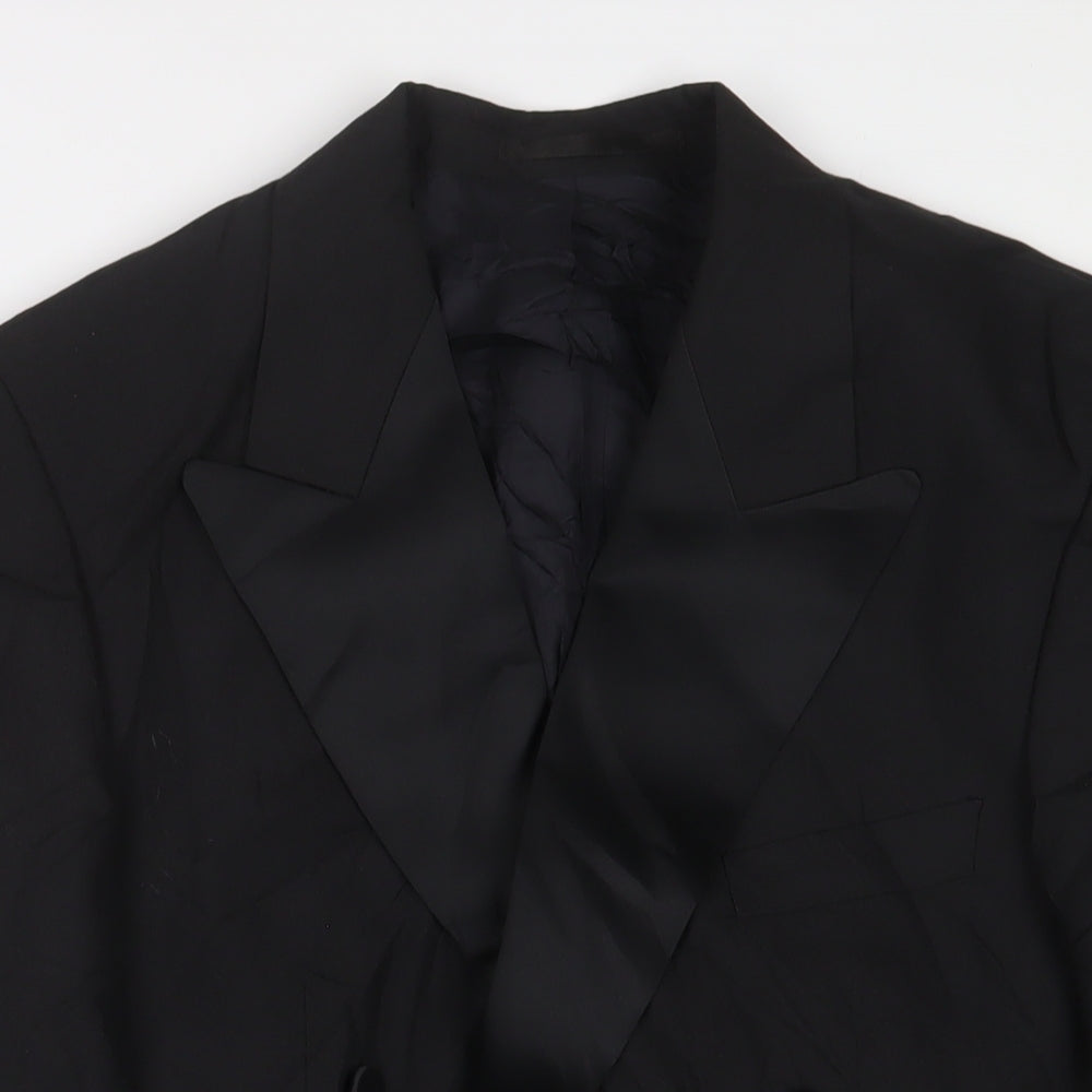 Mens UK Size 38 Mr Harry Regular Black Suit Jacket