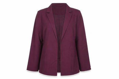 Damart Womens Purple Jacket Blazer Size 14 Button