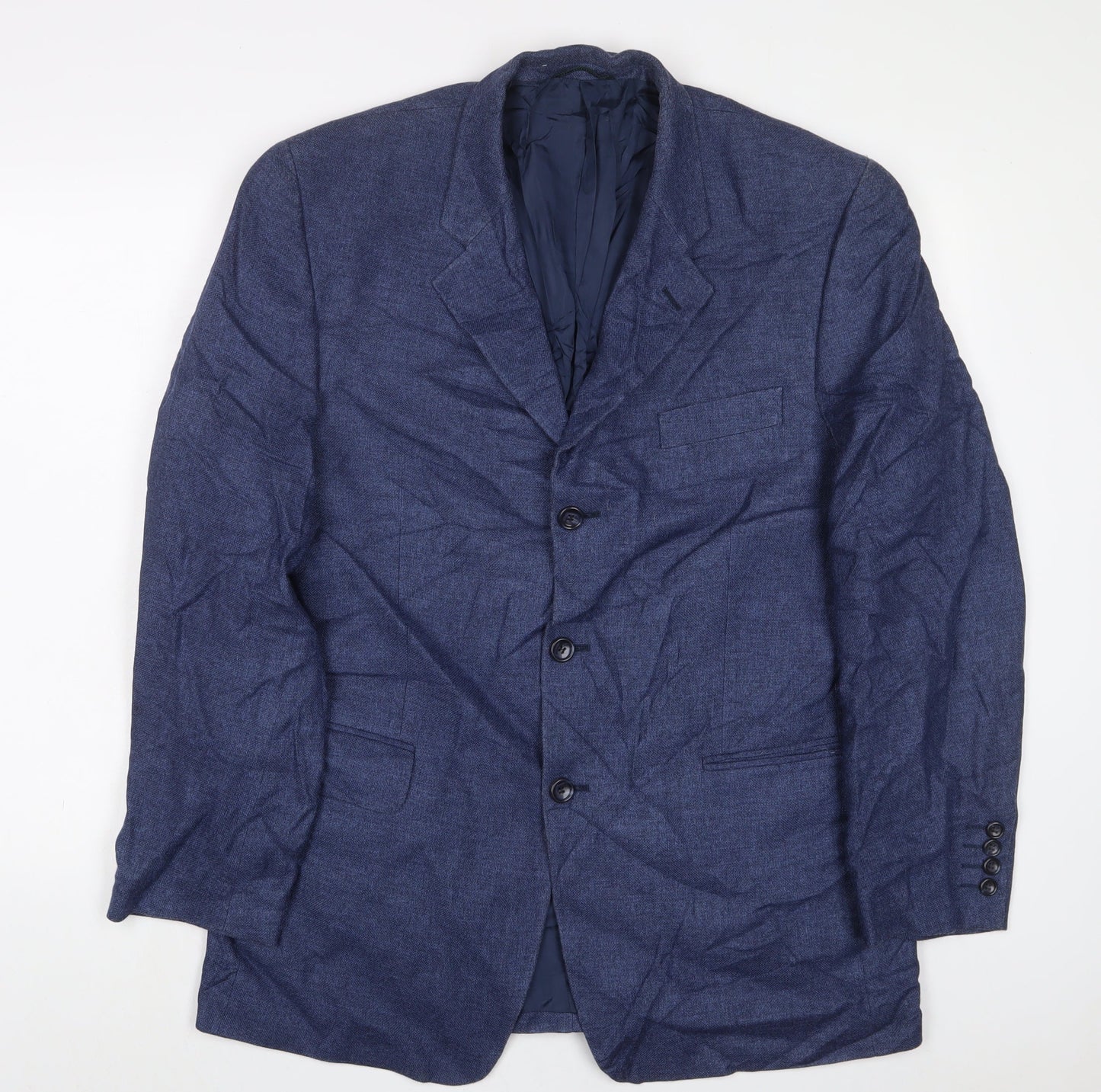 Mens UK Size 42 Bernhardt Regular Blue Suit Jacket