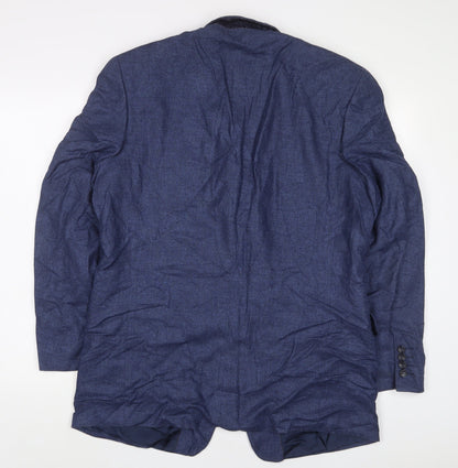Mens UK Size 42 Bernhardt Regular Blue Suit Jacket