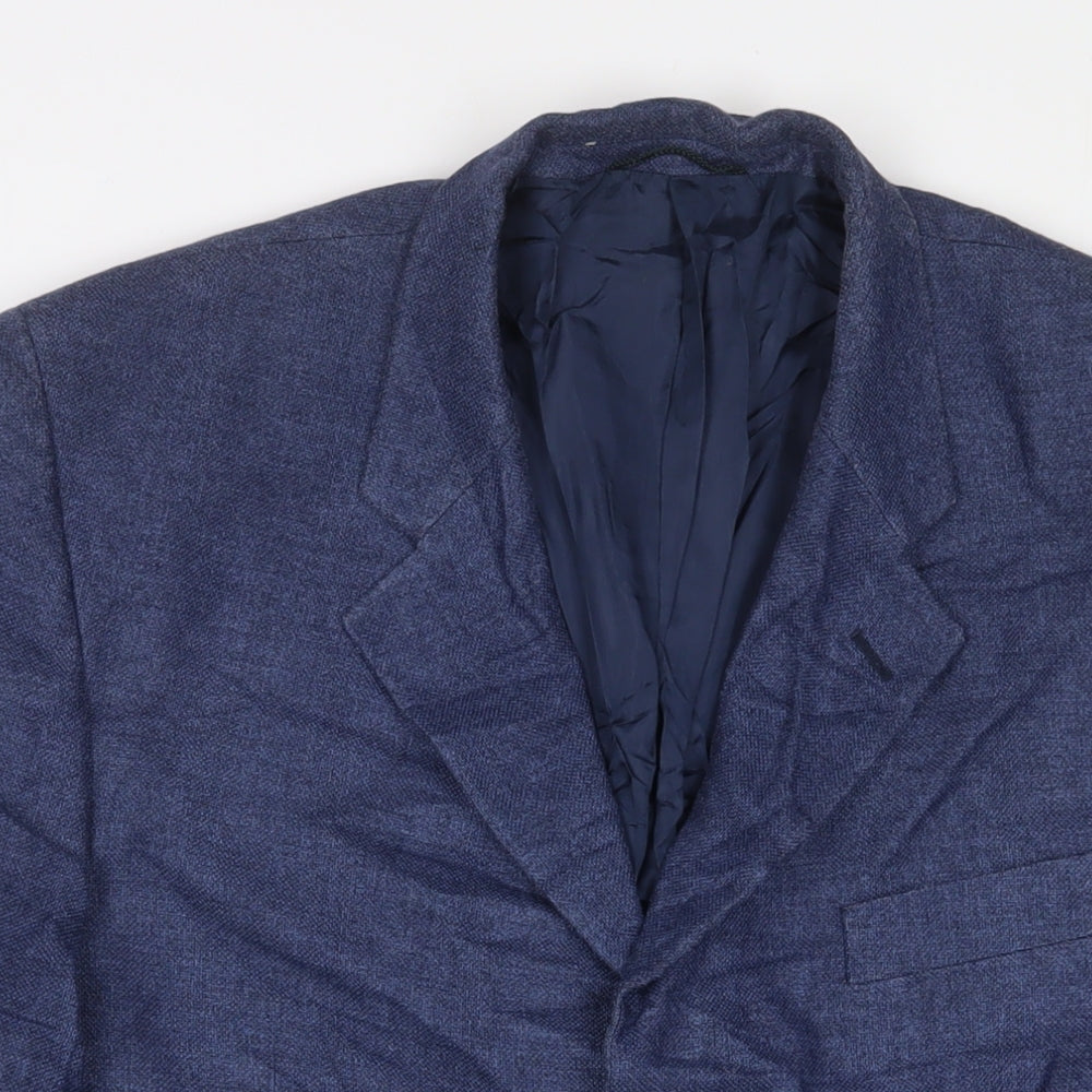 Mens UK Size 42 Bernhardt Regular Blue Suit Jacket